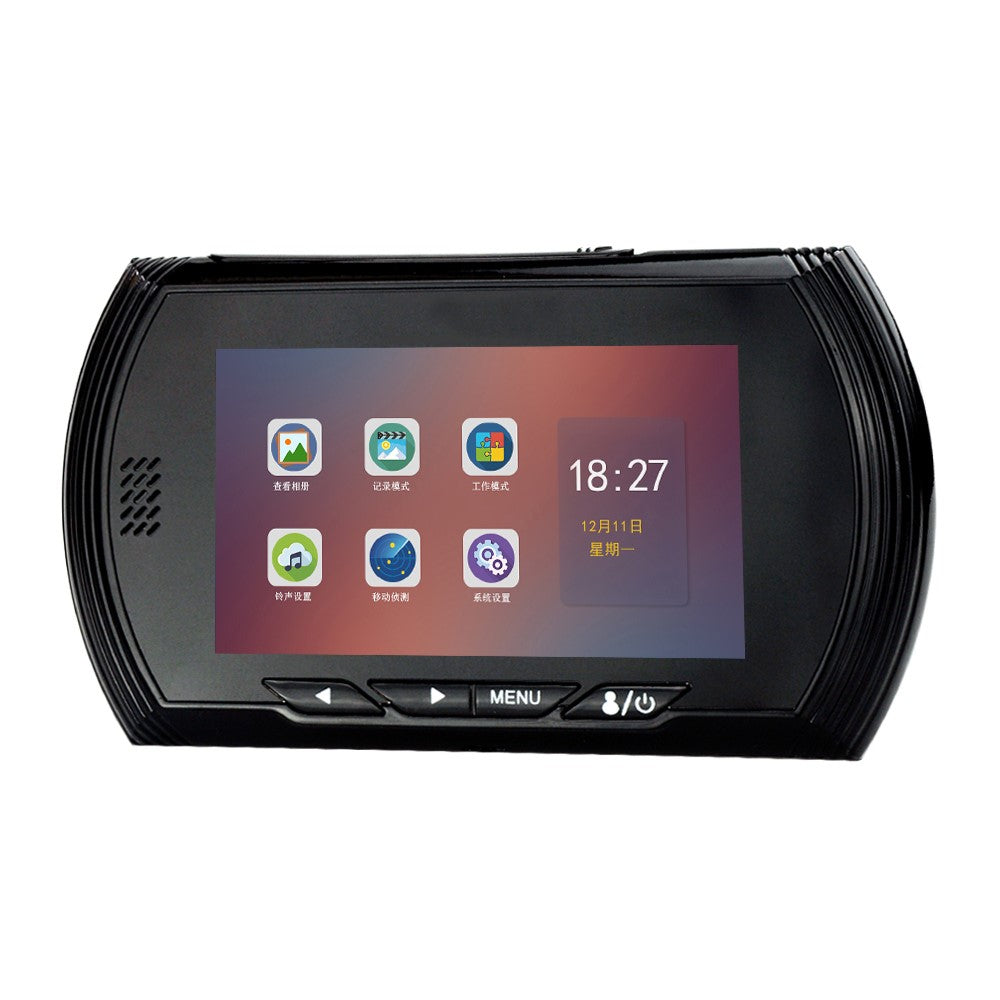 45AHD-M 4.5 Inch Electronic Peephole Viewer Motion Detection Photo Video Recording Video Doorbell