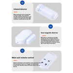 PG-108 Home Security Smart Alarm System APP Remote Control Wireless Burglar Alert, WiFi + 4G Version
