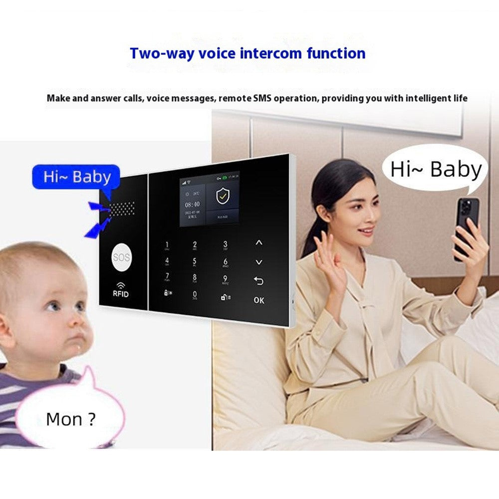PG-108 Home Security Smart Alarm System APP Remote Control Wireless Burglar Alert, WiFi + 4G Version