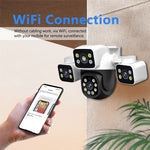 ESCAM PT223 Home Security 3 x 4MP Lens Camera WiFi Motion Detection Alarm Two-Way Audio Camera