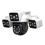 ESCAM PT223 Home Security 3 x 4MP Lens Camera WiFi Motion Detection Alarm Two-Way Audio Camera