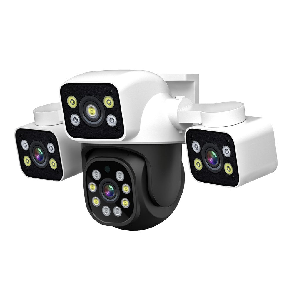 ESCAM PT223 Home Security 3 x 4MP Lens Camera WiFi Motion Detection Alarm Two-Way Audio Camera