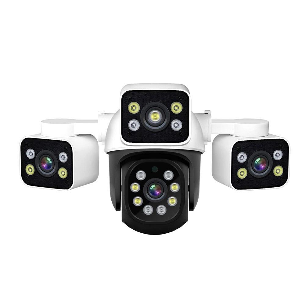 ESCAM PT223 Home Security 3 x 4MP Lens Camera WiFi Motion Detection Alarm Two-Way Audio Camera