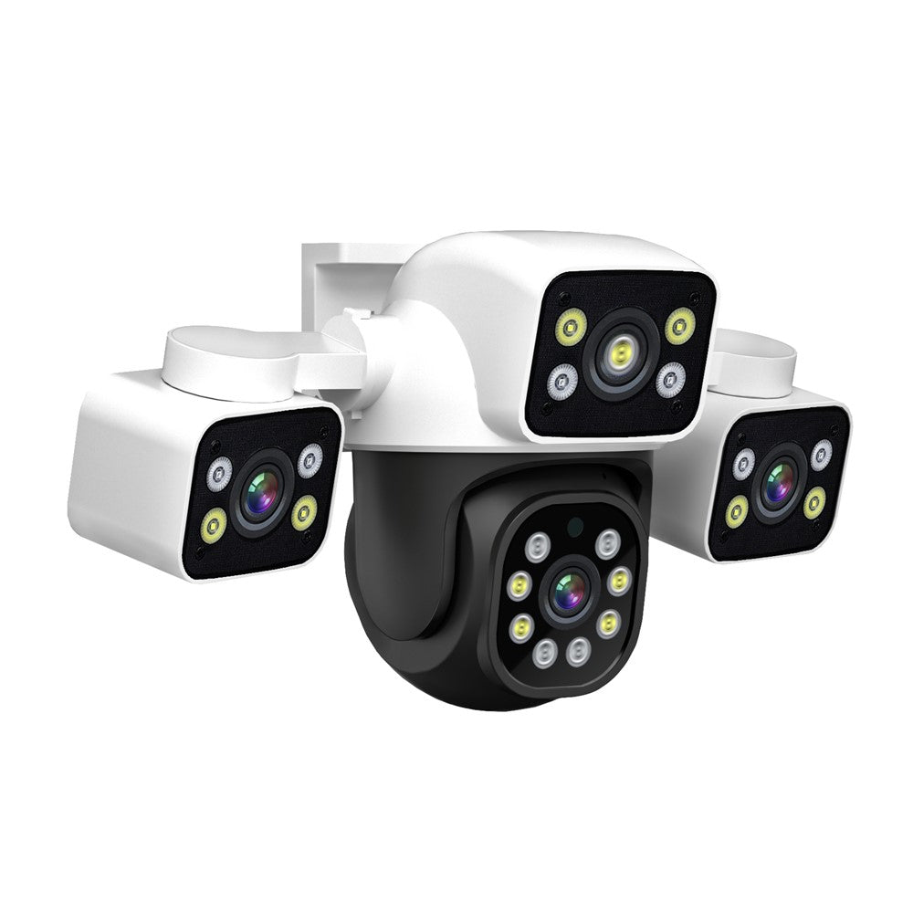 ESCAM PT223 Home Security 3 x 4MP Lens Camera WiFi Motion Detection Alarm Two-Way Audio Camera