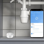 SQ400C001 100dB Alarm WiFi Smart Water Leak Detector Works with Amazon Alexa  /  Google Assistant