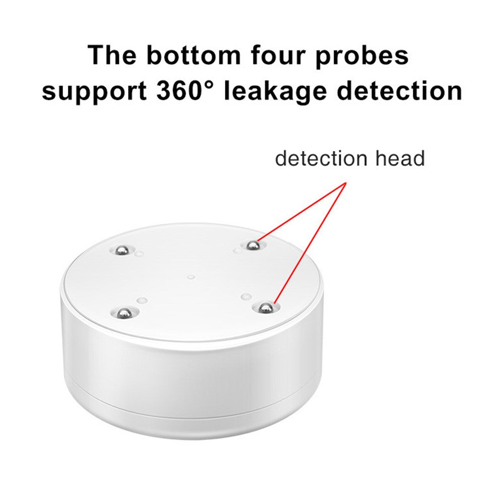 SQ400C001 100dB Alarm WiFi Smart Water Leak Detector Works with Amazon Alexa  /  Google Assistant