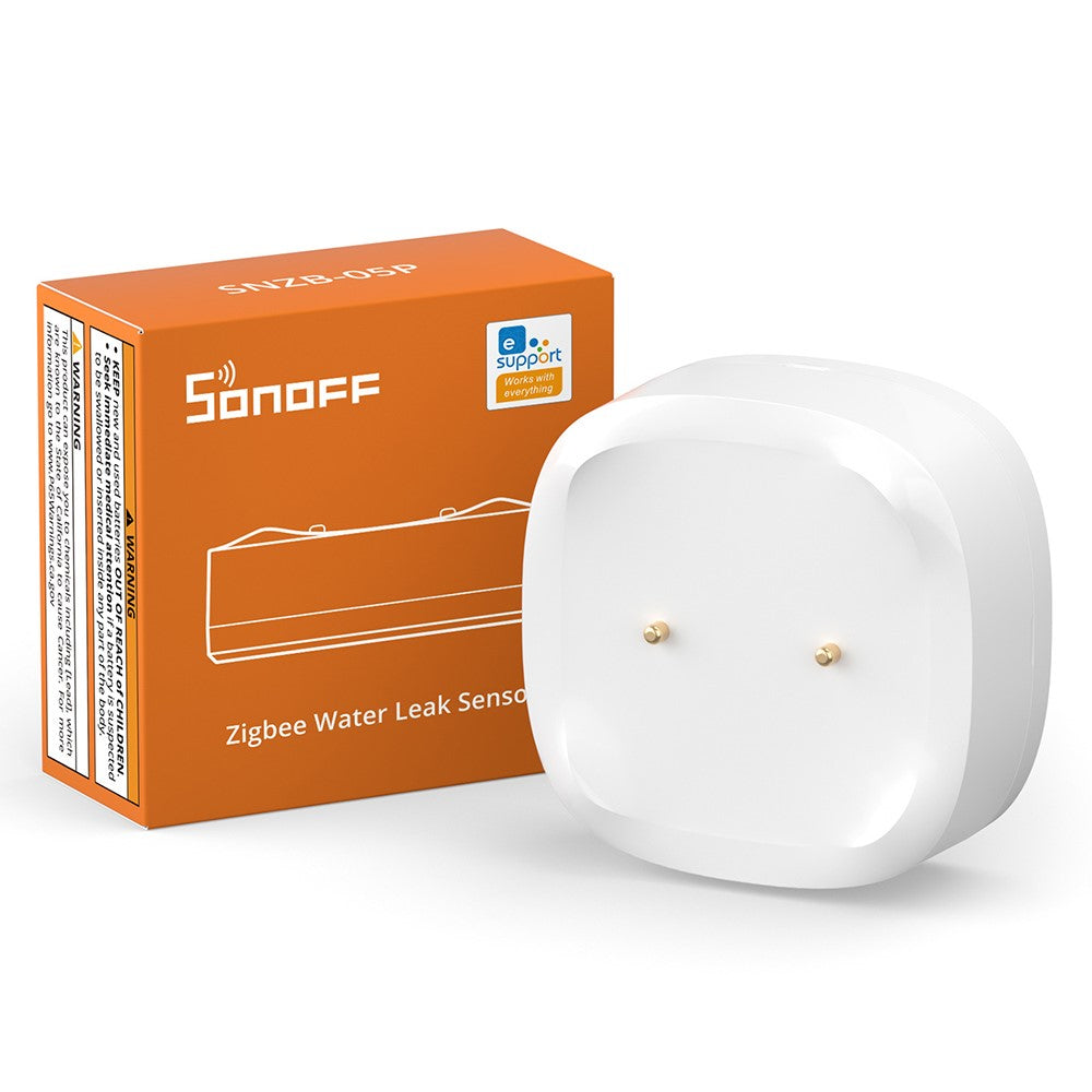 SONOFF SNZB-05P Ewelink Zigbee 3.0 Water Leak Detector Flood Alert Overflow Security Alarm Sensor