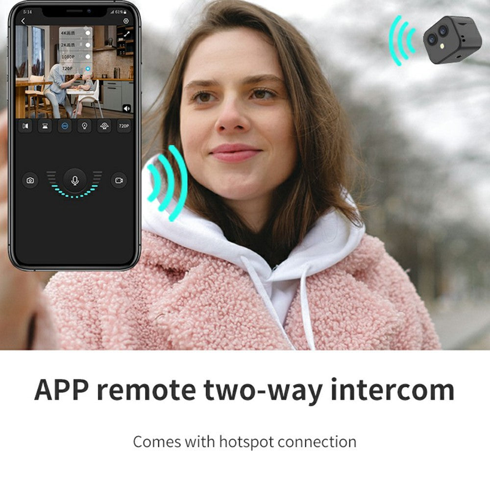 D3 Dual Lens WiFi Camera 4K HD Wireless Network Monitoring Remote Control Night Vision Cam