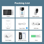 SRIHOME DH051_002_008 Smart Wireless Doorbell Set 4MP HD Indoor Video Intercom Low Power Consumption for Home
