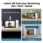 SRIHOME DH051_002_008 Smart Wireless Doorbell Set 4MP HD Indoor Video Intercom Low Power Consumption for Home