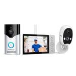 SRIHOME DH051_002_008 Smart Wireless Doorbell Set 4MP HD Indoor Video Intercom Low Power Consumption for Home