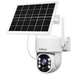SRIHOME DH051_002_005 Smart Wireless Video Doorbell Camera Set 4MP HD Intercom 5 Inch Screen Solar Powered Two-Way Audio