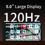 A03 Android MP3 Player Bluetooth-Compatible 5.0 Touchscreen Music Player 4GB+64GB Memory 16MP Camera 10H Battery Life