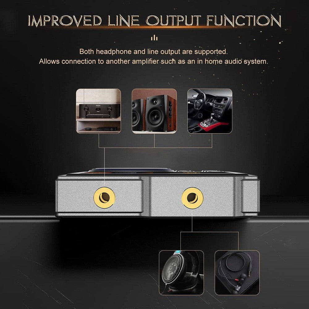 T10 HiFi Music Player 16GB 2.4 Inch Screen High-Quality Lossless Audio Player BT 5.0