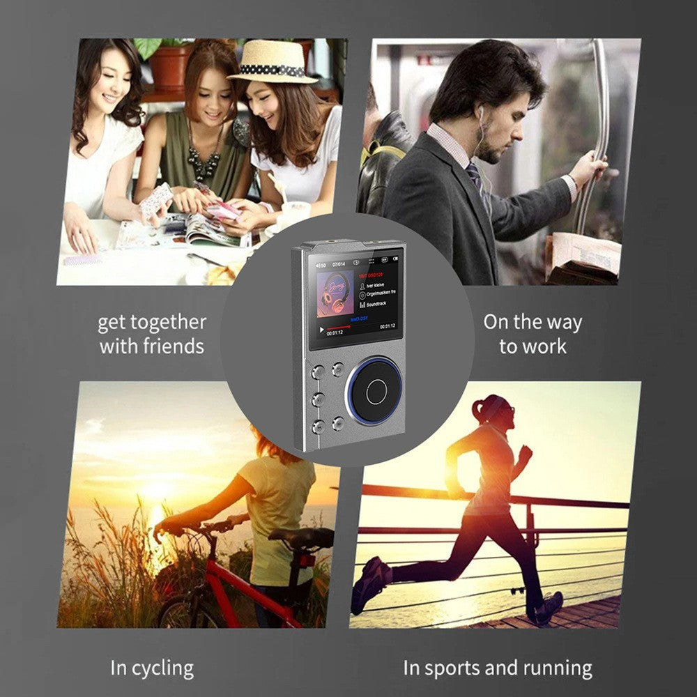 T10 HiFi Music Player 16GB 2.4 Inch Screen High-Quality Lossless Audio Player BT 5.0