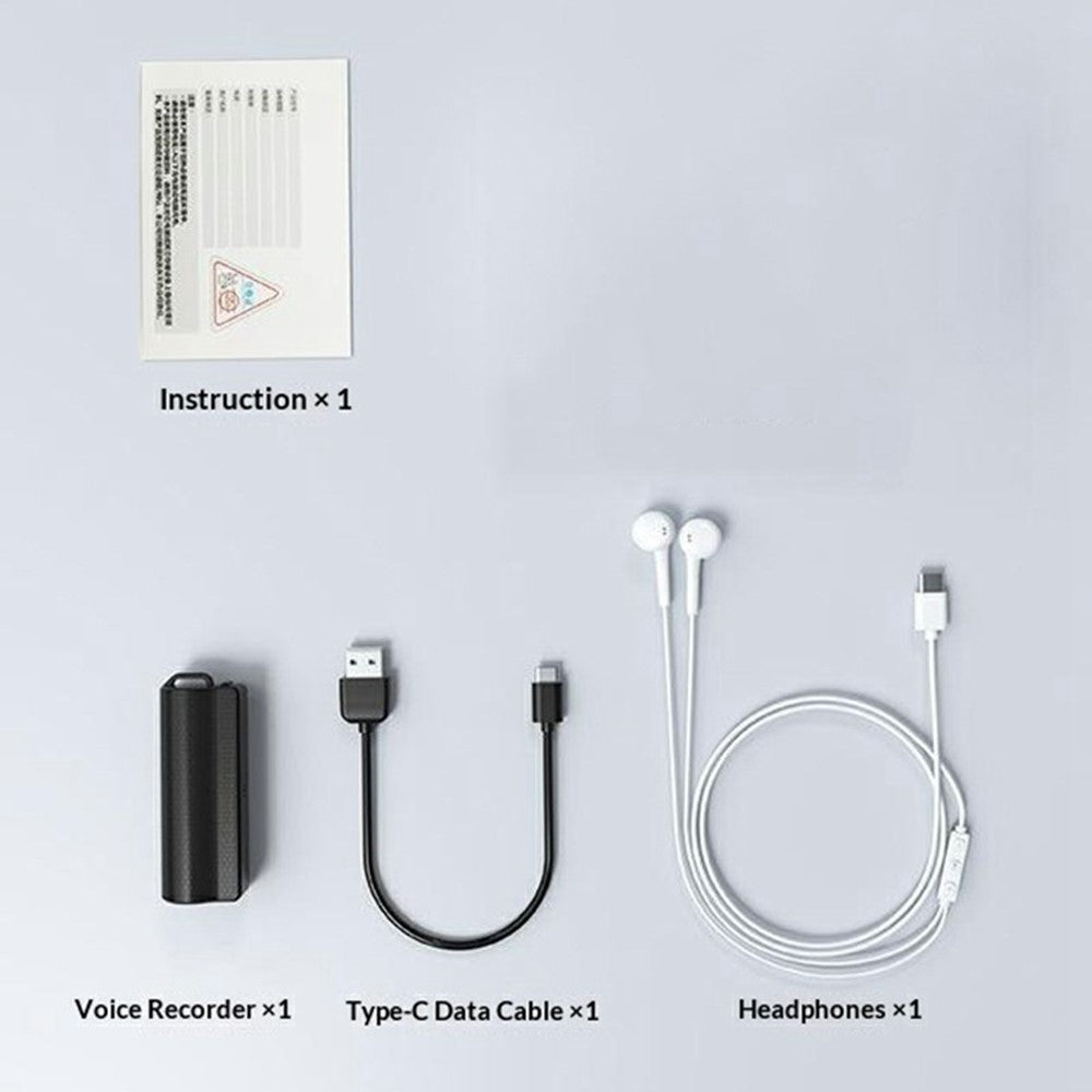 Q70 128GB Voice Recorder HD Noise Reduction Recording Device Smart Voice Control Recording Pen with 500H Long Standby