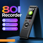 A30 8GB AI stemmeoptager 360° surround støjreduktion optageenhed ét-klik optagelse MP3-afspiller