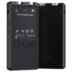 N27 Portable Bluetooth-compatible MP3 Player Large Storage Multi-Language Recorder 20H Long Standby One-Click Recording Audio Player