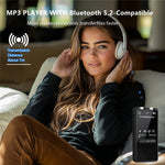 N27 Portable Bluetooth-compatible MP3 Player Large Storage Multi-Language Recorder 20H Long Standby One-Click Recording Audio Player