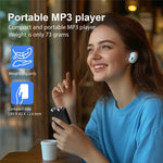 N27 Portable Bluetooth-compatible MP3 Player Large Storage Multi-Language Recorder 20H Long Standby One-Click Recording Audio Player