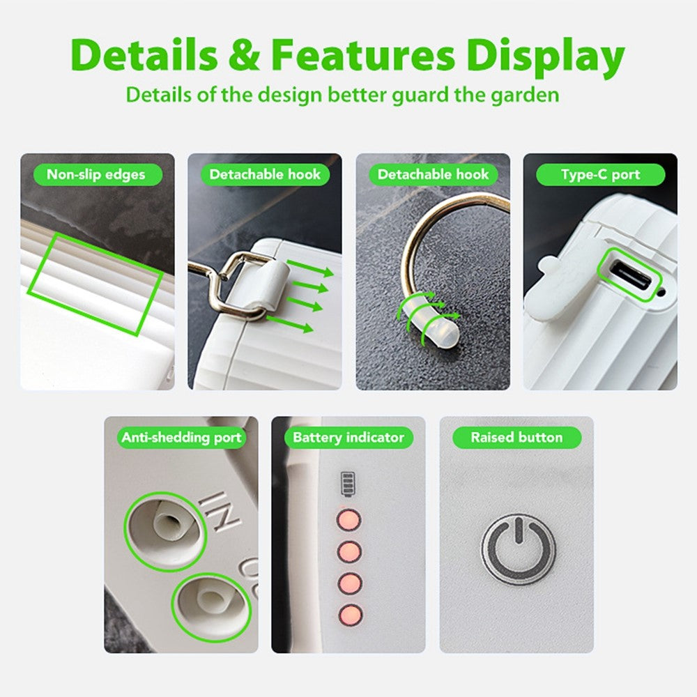 NEO NAS-WV08W Tuya WiFi Smart Auto Plant Watering System Timer Remote Control Indoor Balcony Flower Pot Irrigation Dripper