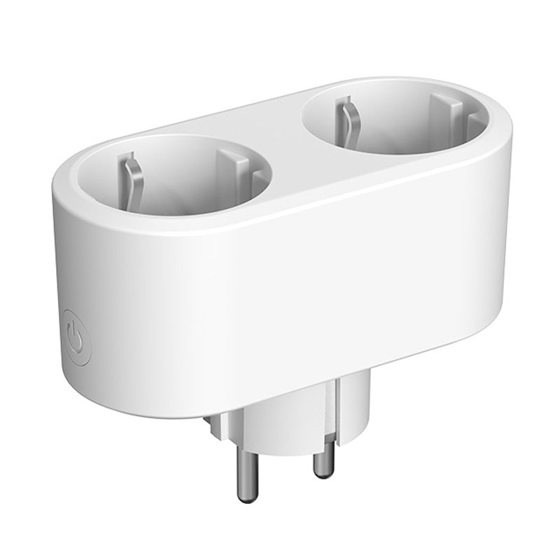 EU WiFi Smart Stikdåse Stemmestyring Hvidevarer Strømforbrugsmåler Tidsindstillet Udgang Virker med Alexa/Google Assistant