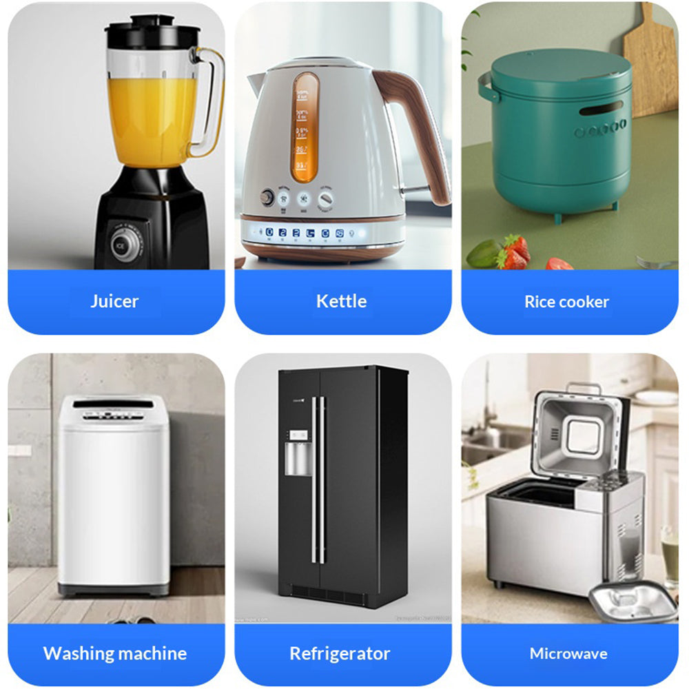 EU WiFi Smart Stikdåse Stemmestyring Hvidevarer Strømforbrugsmåler Tidsindstillet Udgang Virker med Alexa/Google Assistant