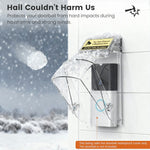 E10 Video Doorbell Waterproof Cover Anti-Theft Mounting Bracket Wireless Ring Button Dustproof Protector Shield for Outdoor Indoor