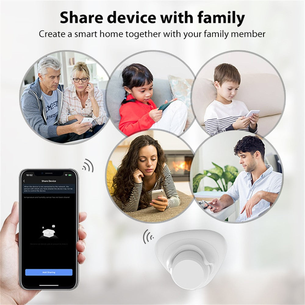NEO ZigBee NAS-PS09B Human Presence Sensor Smart Millimeter-Wave Radar Monitor with Remote App Control