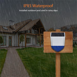 NEO ZigBee NAS-AB06B IPX5 Waterproof Solar Sound and Light Alarm Smart Outdoor Security Sensor with App Control