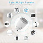 NEO Matter NAS-WR15WM 16A WiFi Smartstik med Strømmåler Smart Kontrol til Apple / Google / Amazon