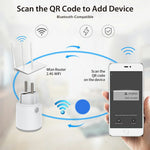 NEO Matter NAS-WR15WM 16A WiFi Smartstik med Strømmåler Smart Kontrol til Apple / Google / Amazon