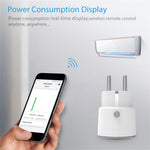 NEO NAS-WR07WM Tuya Matter WiFi Smart Plug 16A FR Plug Smart Socket with Power Metering for Apple / Google / Amazon