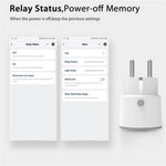 NEO NAS-WR07WM Tuya Matter WiFi Smart Plug 16A FR Plug Smart Socket with Power Metering for Apple / Google / Amazon