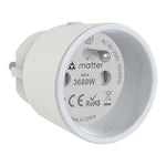 NEO NAS-WR07WM Tuya Matter WiFi Smart Plug 16A FR Plug Smart Socket with Power Metering for Apple / Google / Amazon