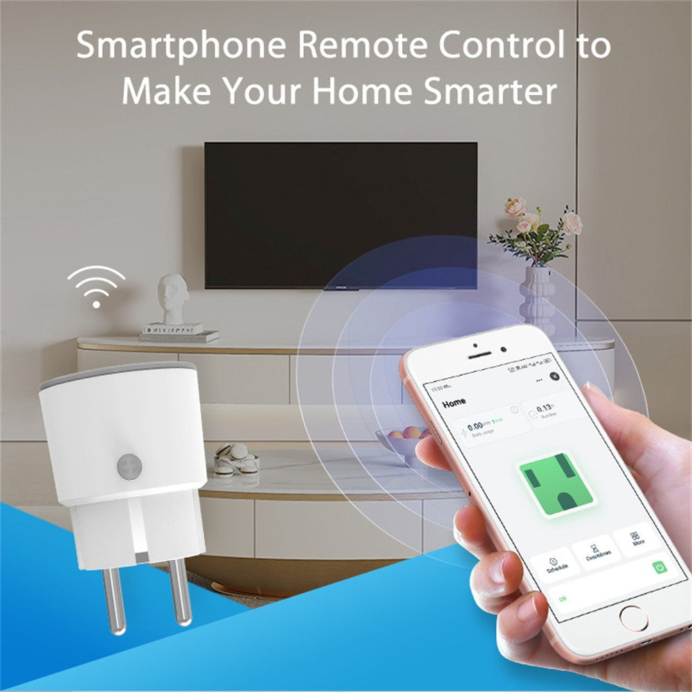 NEO NAS-WR07WM Tuya Matter WiFi Smart Plug 16A FR Plug Smart Socket with Power Metering for Apple / Google / Amazon