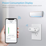 NEO NAS-WR12WM Tuya Matter WiFi Smart Stik 15A US Stik Smart Stikkontakt med Strømmåling til Apple / Google / Amazon