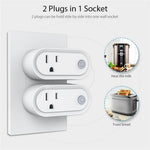 NEO NAS-WR12WM Tuya Matter WiFi Smart Stik 15A US Stik Smart Stikkontakt med Strømmåling til Apple / Google / Amazon