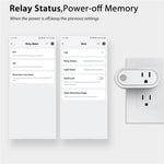 NEO NAS-WR12WM Tuya Matter WiFi Smart Stik 15A US Stik Smart Stikkontakt med Strømmåling til Apple / Google / Amazon