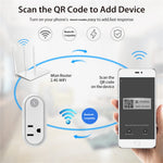NEO NAS-WR12WM Tuya Matter WiFi Smart Stik 15A US Stik Smart Stikkontakt med Strømmåling til Apple / Google / Amazon