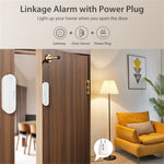 NEO NAS-DS07TM Matter Thread Door Sensor USB Powered Magnetic Smart Home Window Alarm Sensor (without Battery)