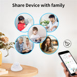 NEO NAS-PD09TM Matter Thread Smart PIR Motion Sensor Infrared Human Detector Works with Apple Home / Google Assistant / Amazon Alexa