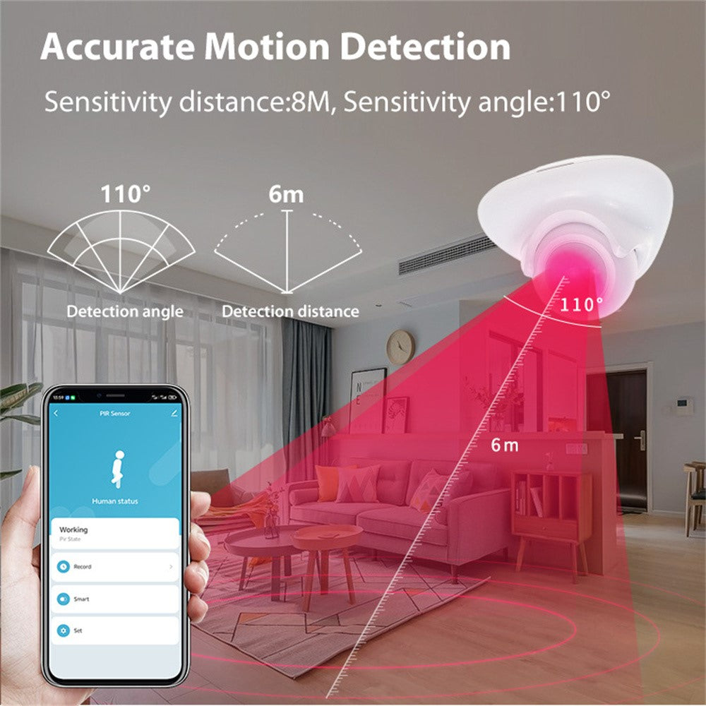 NEO NAS-PD09TM Matter Thread Smart PIR Motion Sensor Infrared Human Detector Works with Apple Home / Google Assistant / Amazon Alexa