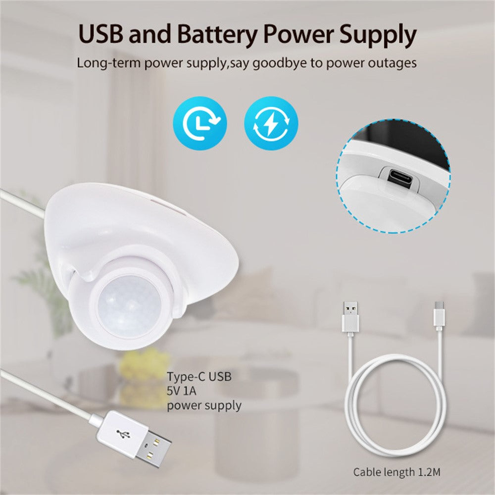 NEO NAS-PD09TM Matter Thread Smart PIR Motion Sensor Infrared Human Detector Works with Apple Home / Google Assistant / Amazon Alexa