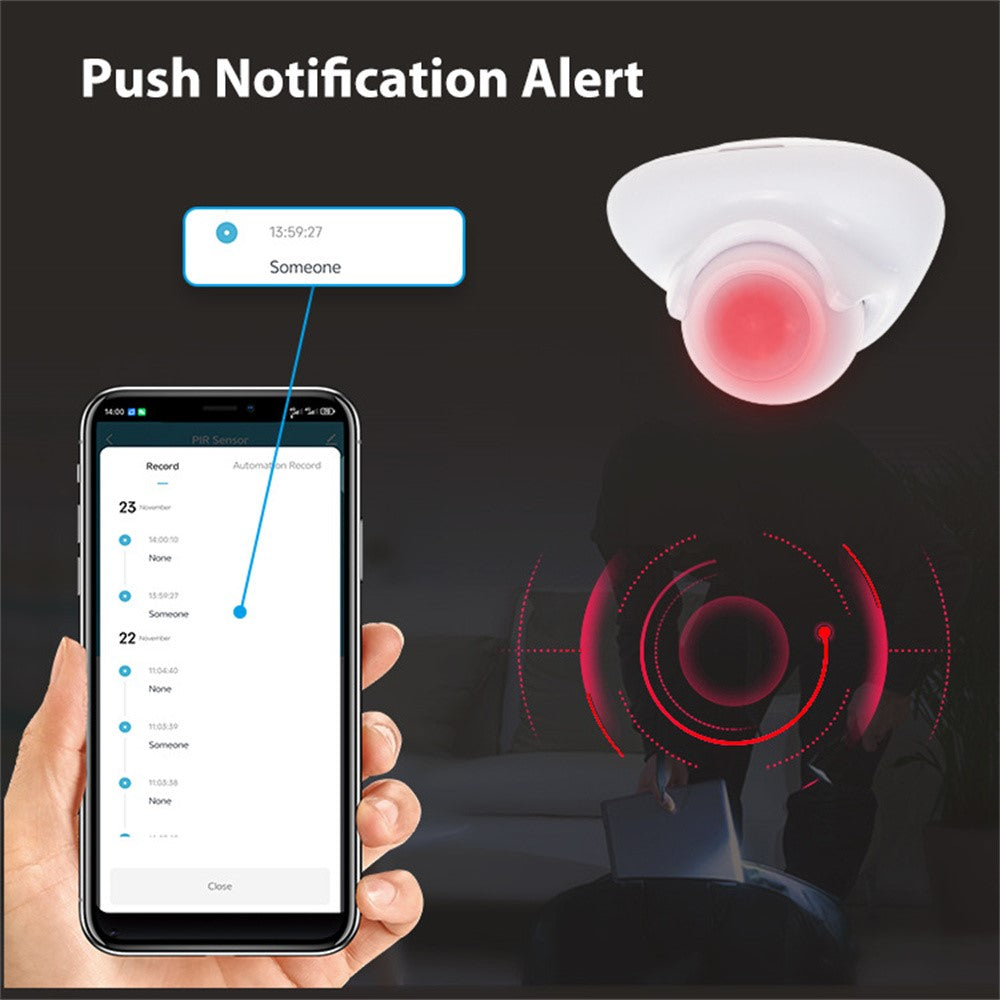 NEO NAS-PD09TM Matter Thread Smart PIR Motion Sensor Infrared Human Detector Works with Apple Home / Google Assistant / Amazon Alexa