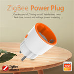 NEO NAS-WR01BH 16A ZigBee 3.0 Smart Plug Smart Wireless Remote Control Power Plug with Energy Monitoring, EU Plug