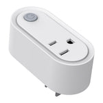 NEO NAS-WR12BH 15A ZigBee 3.0-smartstik med energiovervågning, stikkontakt, fungerer med Apple HomeKit / Google Assistant / Amazon Alexa, US-stik