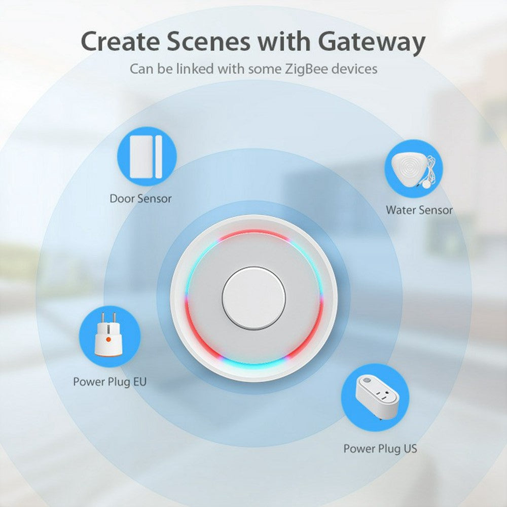 NEO NAS-WS11BH Tuya HomeKit and ZigBee Smart Water Leak Detector Alarm Sensor Wireless 2.4GHz for Home