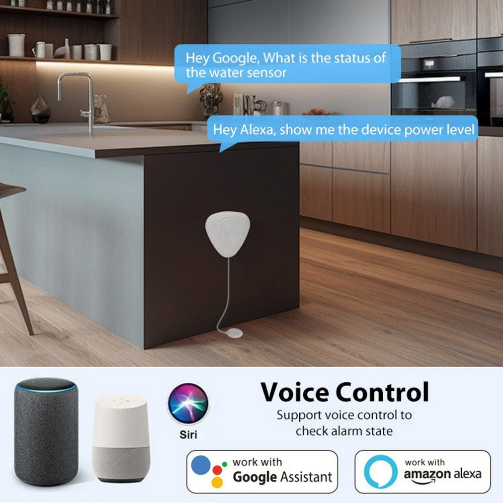 NEO NAS-WS11BH Tuya HomeKit and ZigBee Smart Water Leak Detector Alarm Sensor Wireless 2.4GHz for Home
