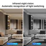 W03 Smart Alarm Wireless Security Camera Motion Detection Mini Battery Camera with Removable Stand for Home, No Card